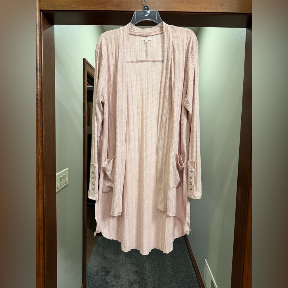 Maurices Pink Long Sleeve Top